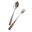 stainless steel dessert spoon fork